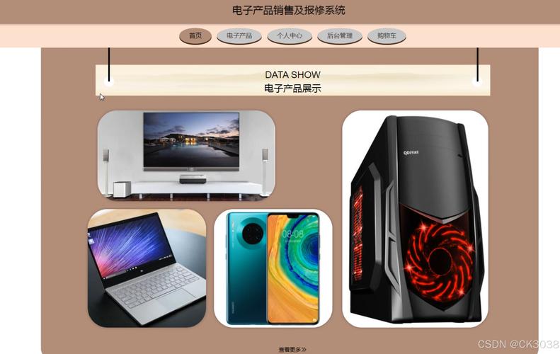 springboot电子产品销售及报修系统t50ax(程序 源码 数据库 调试部署